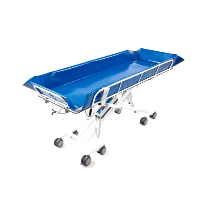 Height-Adjustable Shower Trolley